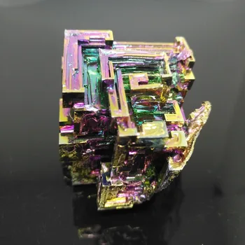 Bismuto Kristalai 100g Bismuto Metalo, kristalų Mineralinių kristalų akmens egzempliorių, originalus roko rūdos metalo surinkimo akto vaidmuo