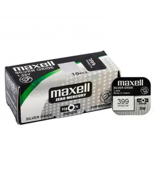 Pilas de boton Maxell bateria originalus Oxido de Plata SR927W 1.55 V lizdinės plokštelės 2X Nds