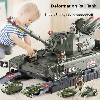 Modeliavimo Karinis Tankas Kelio Inercijos Vaikų Žaislas Automobilis Didelio Dydžio Bako Vaikams, Žaislas Automobilis Žaislas Bakas Muzikos Istorija