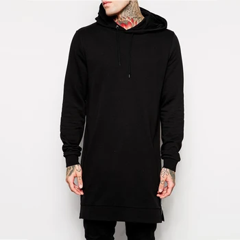2021 vyrų hip-hop vilnos megztiniai su bliuzono pusėje zip hem dizaino ilgos prakaito marškiniai vyrams, ūdos, hoodies vyrams