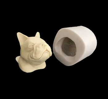 Naujas prancūzų Buldogas Aromaterapija tinkas Silikono formos Automobilio lizdo katalogą Šuns galva Difuzijos akmens