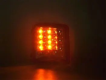Aišku, arba Rūkyti Objektyvas, 2-IN-1 LED posūkis Šviesos 