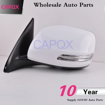 CAPQX Auto elektriniai veidrodėliai galinio vaizdo veidrodėliai su LED TOYOTA LAND CRUISER PRADO 2700 4000 LC150 GRJ150 2010 - 2013 9 Vielos