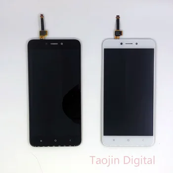Už Xiaomi Redmi 4X LCD Ekranas su Rėmo Ekranas Touch Panel Redmi 4X LCD Ekranas skaitmeninis keitiklis Rėmo Surinkimas Remontas, Atsarginės Dalys