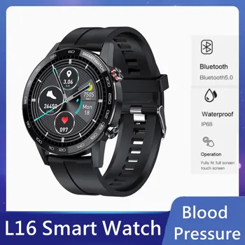 2021 Tendencija L16 Smart Žiūrėti IP68 Vandeniui Smart Žiūrėti 360*360 EKG, Kraujo Spaudimą, Širdies ritmą Tracker Sporto Fitneso Smartwatch