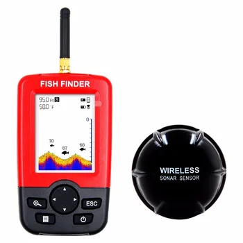 Nemokamas Pristatymas Karšto Pardavimo Signalas 100M Nešiojamų Echolotai LCD Belaidžio Žuvų Ieškiklis Žvejybos masalas Aido geresnį Žvejybos Finder fishfinder