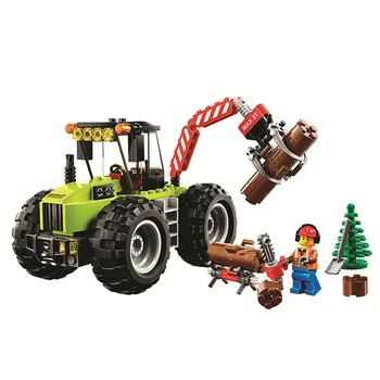 SANDĖLYJE Miesto Miško Traktoriaus Suderinama su 60181 02092 Miesto Džiunglės Statybiniai Blokai, Plytos, Žaislai Vaikams-geriausia dovana