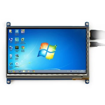7 colių Capacitive Touch Sn LCD Ekranas IPS 1024x600 HDMI Už Aviečių Pi