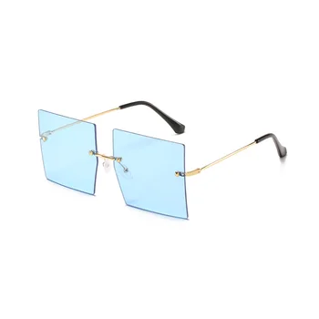 Aikštėje Taškus moteriški Akiniai nuo saulės 2021 Mados Negabaritinių Saulės akiniai Moterims, Dekoratyviniai Stiklai Atspalvių UV400 Oculos De Sol
