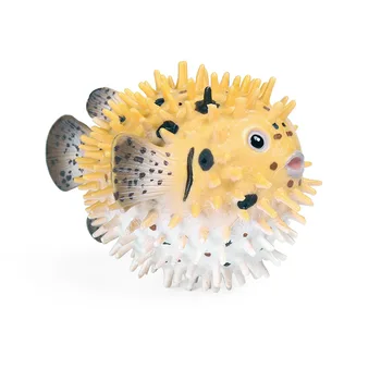 Sea Life Modeliavimas Gyvūnų Modelį, vaikai pažinimo žaislas kietas vandenyno Ežys žuvų puffer žuvis PVC Veiksmų Skaičiai Žaislų Kolekcija Dovana
