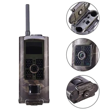 HC-700G Takas Kamera Žaidimas Medžioklės, Laukinių Mini Naktinio Matymo MMS Saulės 16MP 940nm Gaudyklės Nuotrauka CDMA 3G WCDMA 2G: GSM