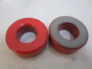 5vnt T106-2 geležies branduolių magnetinis žiedas aukšto dažnio raudona, pelenų žiedas