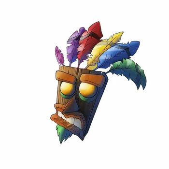 Dawasaru Crash Bandicoot Cartoon Automobilių Lipdukas Vandeniui Decal Nešiojamas Sunkvežimių, Motociklų, Auto Aksesuarai, Apdailos PVC,13cm*10cm