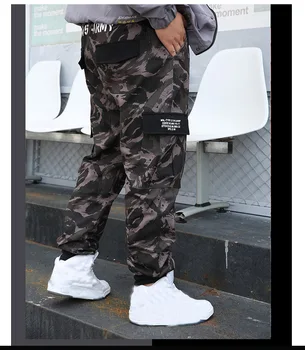 Kamufliažas Krovinių Kelnės 9XL Poilsiu Militar Vyrų Kelnės Hip-Hop Armijos Camo Spodnie Meskie Vyras Medvilnės Sweatpants 6XL kargo vadovų Ropa