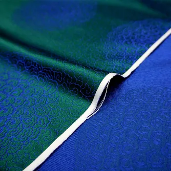 75cmx 100cm Metallic Žakardo Brokatas Medžiaga, žalia vėjo modelio 3D elastiniai siūlai dažyti audinio Moteriški Paltai Suknelė Sijonas