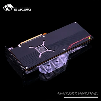 Bykski A-RX5700XT-X Visišką GPU Vandens Blokas VGA AMD RADEON RX5700XT/5700 Grafikos plokštė Aušintuvo Heatsink Naują atvykimo