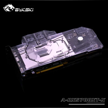 Bykski A-RX5700XT-X Visišką GPU Vandens Blokas VGA AMD RADEON RX5700XT/5700 Grafikos plokštė Aušintuvo Heatsink Naują atvykimo
