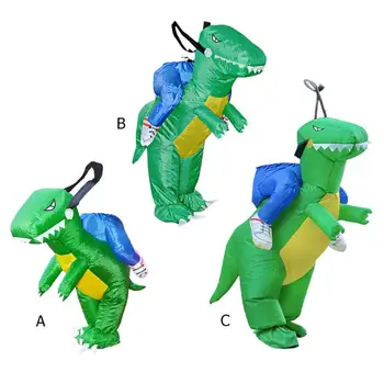 3D Stendas Jojimo Pripučiami Dinozaurų Kostiumas Helovinas Dress Cosplay Kostiumas Suaugusiųjų Vaikų Jojimo Dinozaurų Juokinga Suknelė