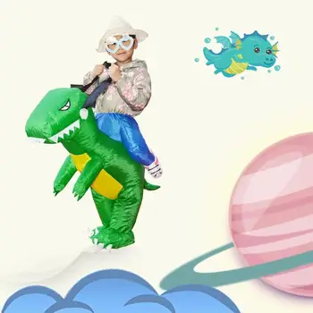 3D Stendas Jojimo Pripučiami Dinozaurų Kostiumas Helovinas Dress Cosplay Kostiumas Suaugusiųjų Vaikų Jojimo Dinozaurų Juokinga Suknelė