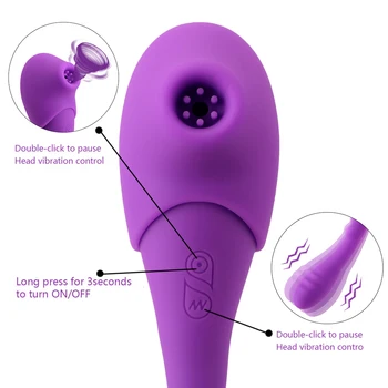 IKOKY Dildo Spenelių Vibratorius Clit Sucker G Spot Massager Klitorio Stimuliatorius Sekso Žaislas Moterims Vibracija Žodžiu Čiulpti Vibratorius