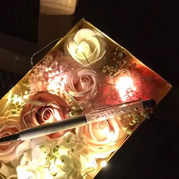 Valentino Dienos Dovana Dirbtinių Kvapų Muilo Rose LED Muilo Gėlių Vestuvių Dirbtinių Gėlių Motinos Diena Dovanų Pakavimo Dėžutė
