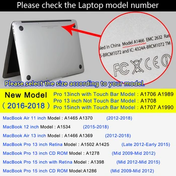 2019 Marmuro Laptop case Cover For Macbook air 13 atvejų Marmuro Už 