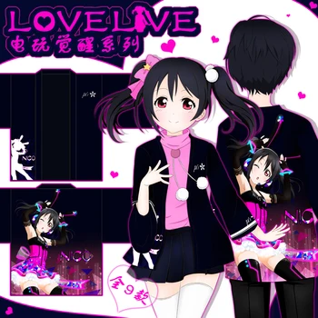LoveLive! Cyber Vaizdo Žaidimas Pažadinti Spausdinti Haori Yukata Cosplay Kostiumų Love Live u s Ayase Eli Japonijos Atsitiktinis Kimono Apsiaustu