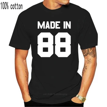 Padaryta '88 - Vyrai T-Shirt - 13 Spalvų - 28-ojo Gimtadienio - Dovana - Dovanų -1988 Print T Shirt Mens Trumpas Rankovės prielajų Marškinėlius