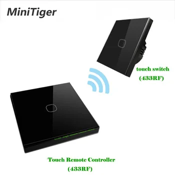 Minitiger ES Standartas 1/2/3 Gauja 2 Būdas Belaidžio Nuotolinio valdymo Sienos lengvos Jungiklis Wireless Stick Nuotolinio Touch Jungiklis