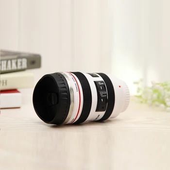 Nerūdijančio plieno SLR Fotoaparatas Kavos Puodelis Objektyvas EF24-105mm Baltos kavos puodelis kūrybos dovana