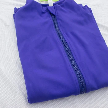 Moterų Atvartas, užtrauktukas veikia striukė ilgomis rankovėmis sportinę moterų joga kailis fitneso marškinėliai