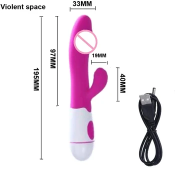 30 Greičiu G Spot Vibratoriai Moterims Klitorio Stimuliatorius Vibruojantis Dildo, Vibratoriai, Sekso Žaislai Moteris, Magic Wand Makšties Massager