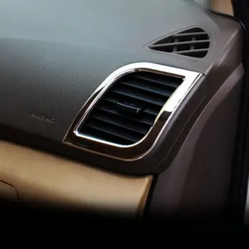 Automobilių oro būklės pusėje angos dekoratyvinis lipdukas patvarus šviesus skiedra dangtelio lipdukas, skirtas Hyundai I25 Verna Solaris Automobilių Reikmenys