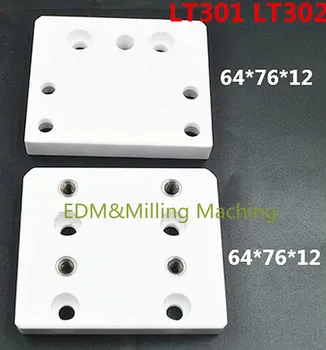 Vielos EDM Mašina LT301 LT302 Viršutinės Apatinės Izoliacija Valdybos 64*76*12mm Keramikos CNC ACCUTEX Paslaugos