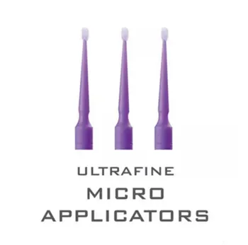 400pcs/set Odontologijos medžiagos, reikmenys, Vienkartiniai mikro aplikatorių, trumpas kotas, medvilnės tamponu, teptuku aplikatorių