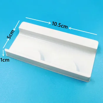 Didmeninė 100 vnt plastikinių blakstienų dėklas su dangčiu, Mink blakstienas turėtojas blakstienų rectangletray tinka įvairių pakavimo dėžės