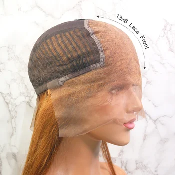 Brazilijos Nėriniai Priekiniai Žmogaus Plaukų Perukai 13x6 Remy Plaukų, Nėriniai Priekiniai Peruką Prieš Nupeštos Balinti Mazgų Perukas Kūno Banga #6 Eva Plaukų Perukai