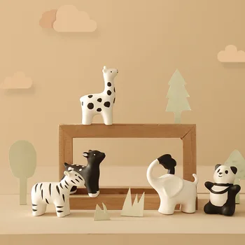 2020 Naujų Kūrybinių Keramikos Miniatiūrinės Statulėlės Išgydyti Mielas Gyvūnų Apdailos Darbalaukio Smulkūs Apdailos Namų Mielas Apdaila