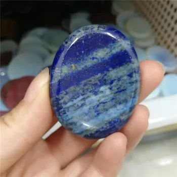1 vnt karšto natūralus kvarco kristalas lazuritas akmuo poliruotas nerimauti, akmens palmių akmens nykščio akmens