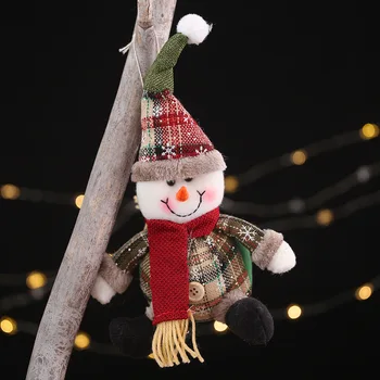 Mielas Pliušinis Lėlės Kalėdų Senelio Sniego senį, Kalėdų Eglutė Karolius, Kabantys Papuošalai Naujųjų Metų Kalėdų Dekoro Šalies Namų Dekoravimo, dovanų