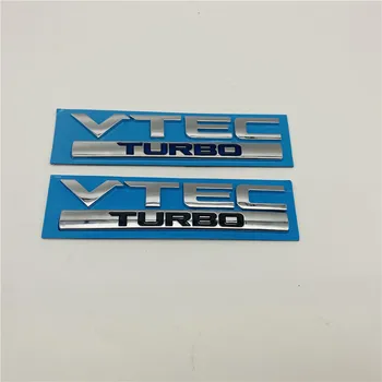 Honda VTEC TURBO Galiniai Logotipas, Emblema Plokštė Decal Ženklelis Džiazo Civic