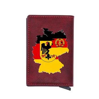 Derliaus Ruda Vokietija Žemėlapis Vokietijos Vėliava Vokietijos Herbas Skaitmeninis Spausdinimas Odos Kortelės Turėtojas Piniginės Žavesio Vyrų, Moterų Rankinėje