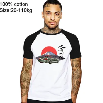 Japonijos Originalumas Roadster Miata Mx5 T-shirt hombre Jinba Ittai fudzijama edition marškinėliai homme grafinis spausdinti marškinėliai camisetas