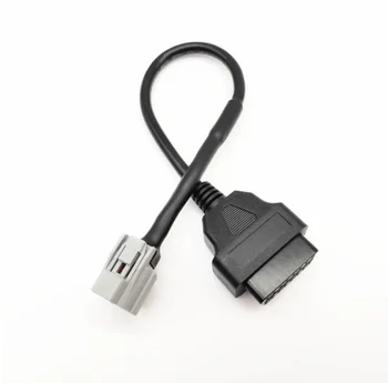 YAMAHA-motociklu 3 pin jungtis OBD II kabelis K-Line diagnostikos panaudoti elektroninių kabelis