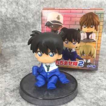 5vnt/daug Anime Detective Conan PVC veiksmų skaičius, kolekcines, modelis žaislai brinquedos dovana