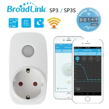 Broadlink SP3 ES Wifi Lizdas 16A Laikmatis Prijungti Belaidžio ryšio tinklo Lizdas Smart Nuotolinio Valdymo Jungiklis Automatikos PROGRAMĖLĘ 