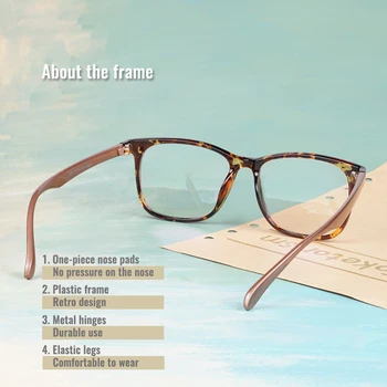 Toketorism vintage akiniai klasikiniai, optiniai akinių rėmeliai vyras moters accesories