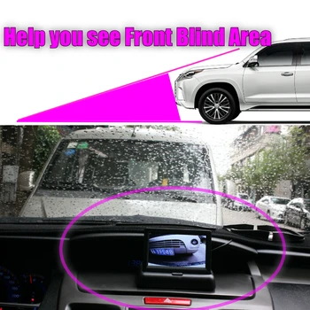 LiisLee Automobilio Priekinė Kamera Hyundai Veloster 2011-2018 Blind Spot Logotipas Priekyje Kamera 