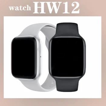 HW12 Smart Watch Vyrų jutiklinių 1.57 colių apsauga slaptažodžiu pasukti mygtuką smartwatch PK iwo 13 w46 W26