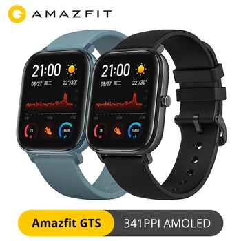 Amazfit GTS Smart Žiūrėti Vandeniui 5ATM Plaukimo Smartwatch 14 Dienų Baterija Muzikos Kontrolės, skirtos Android sandėlyje Pasaulio Versija